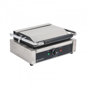 Grill Panini Grande Surface Rainurée/Lisse