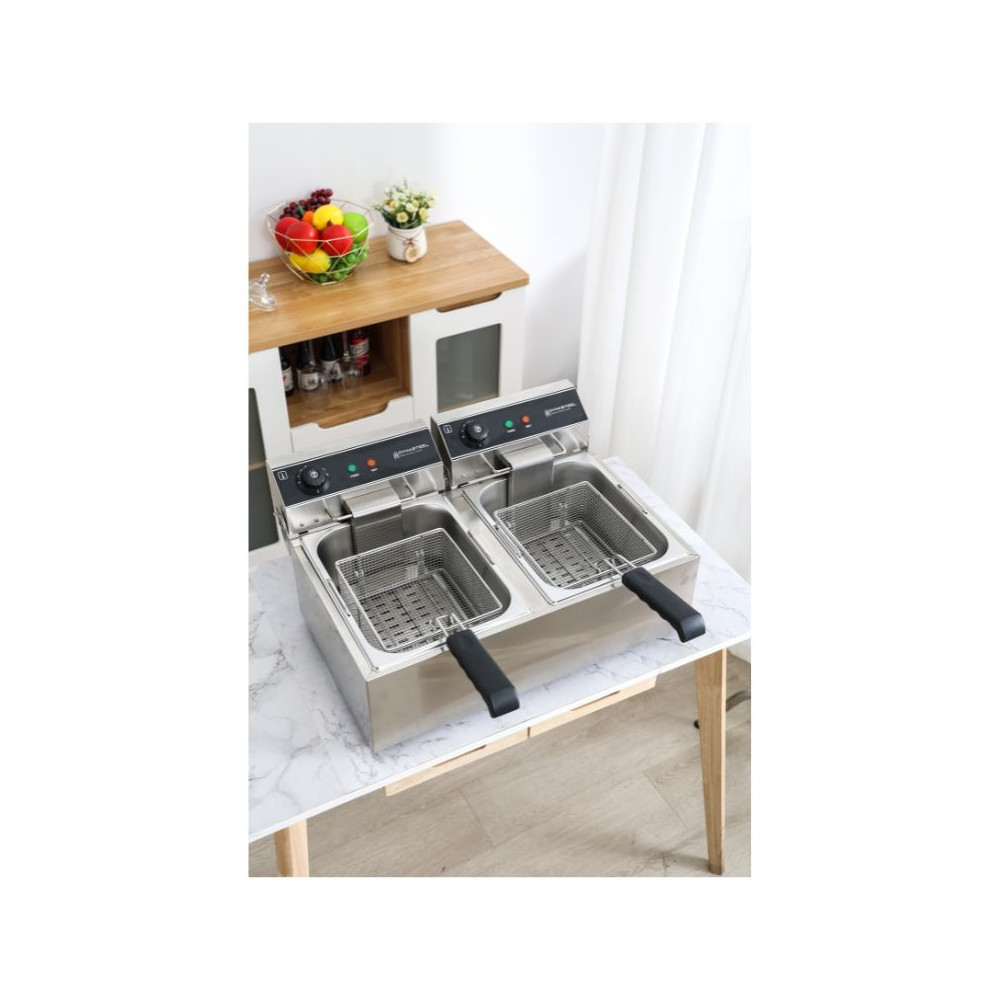 Friteuse Professionnelle 2 x 13 L avec Vidange - Dynasteel: Performance et  durabilité pour votre cuisine - Fourniresto