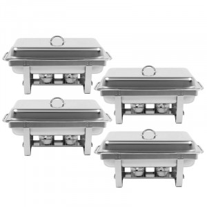 Chafing Dish GN 1/1 Eco - Lot de 4