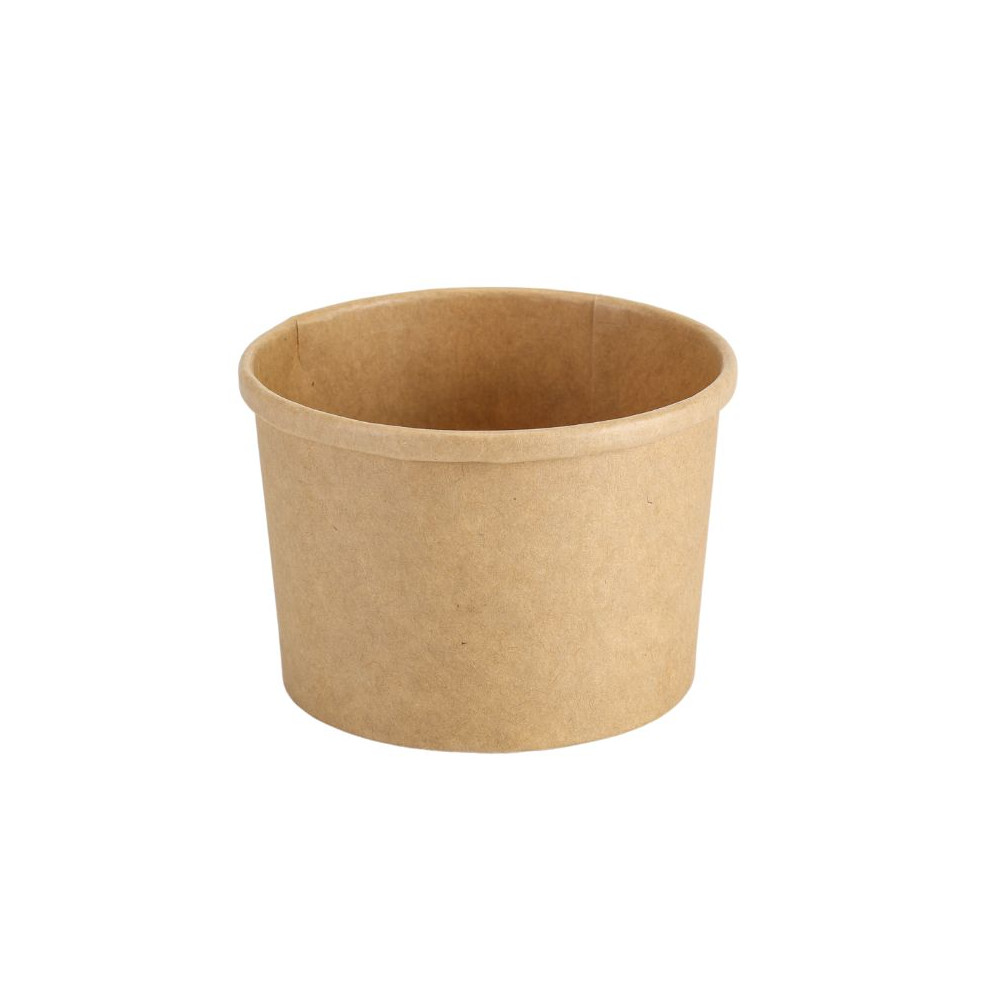 Pot à Soupe Kraft - 240 ml - Lot de 50