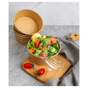 Bol à Salade Kraft - 750 ml - Lot de 50