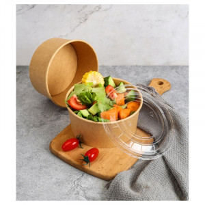 Bol à Salade Kraft - 1300 ml - Lot de 50